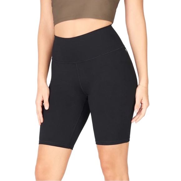 Fabletics Define Powerhold High Waisted Bike Shorts Black 7.5 Inch Size Small - Picture 2 of 8